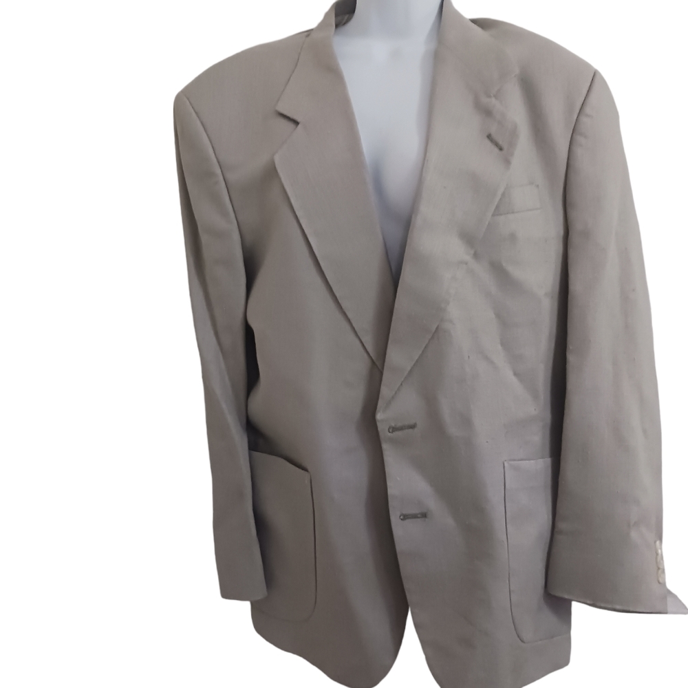 Oscar De La Renta Blazer Suit Jacket Studio Gray Altered Gray tweed